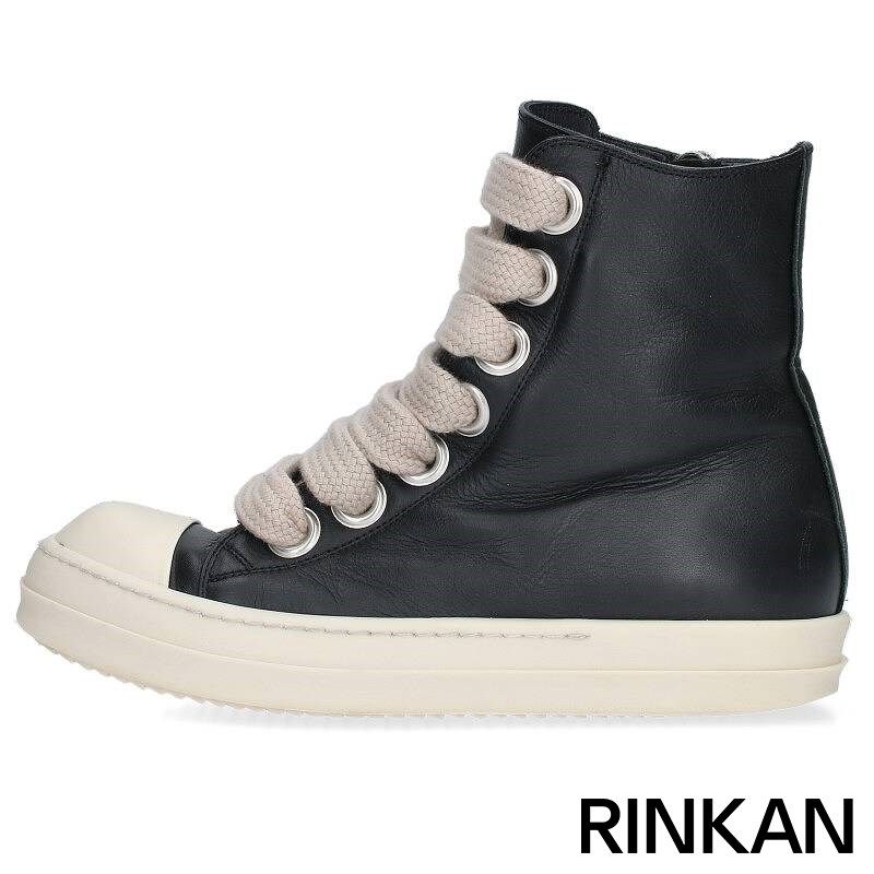 リックオウエンス JUMBO LACE HIGH TOP SNEAKERS ジャンボシューレース ...