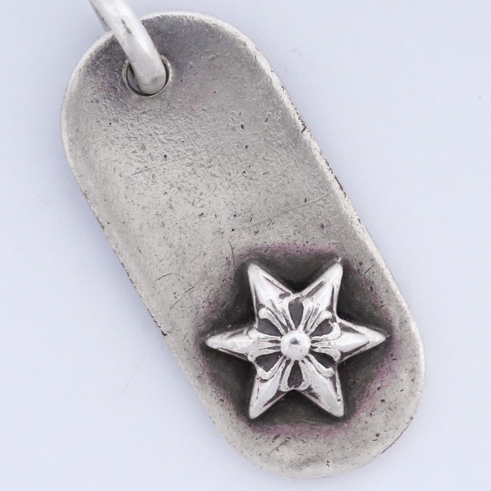 CHROME HEARTS クロムハーツ レイズドスター ドッグタグシルバー 楽天市場】クロムハーツ（CHROME HEARTS）レイズドスター ドッグタグ