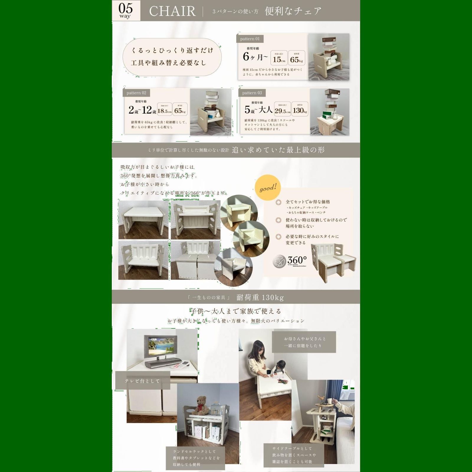 【在庫処分】YouTen 2024年モデル 記念 チェア&amp;デスク3点セット 36 ☆期間限定価格 8/12まで☆ チェア&デスク3点セット 360°キッズ