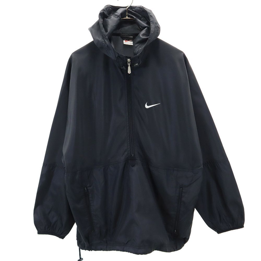 ナイキ 90s 00s 白タグ オールド バックプリント 長袖 ハーフジップ 