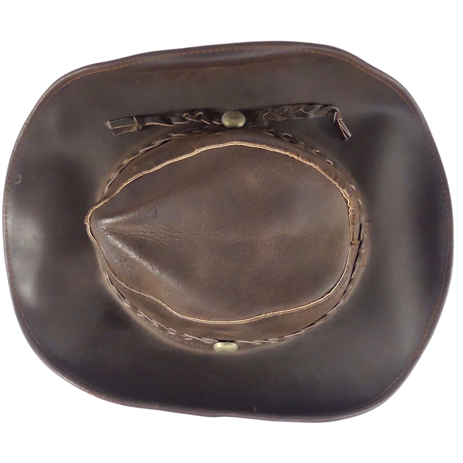 メキシコ カウボーイハット テンガロン レザー 茶色 模様 彫刻