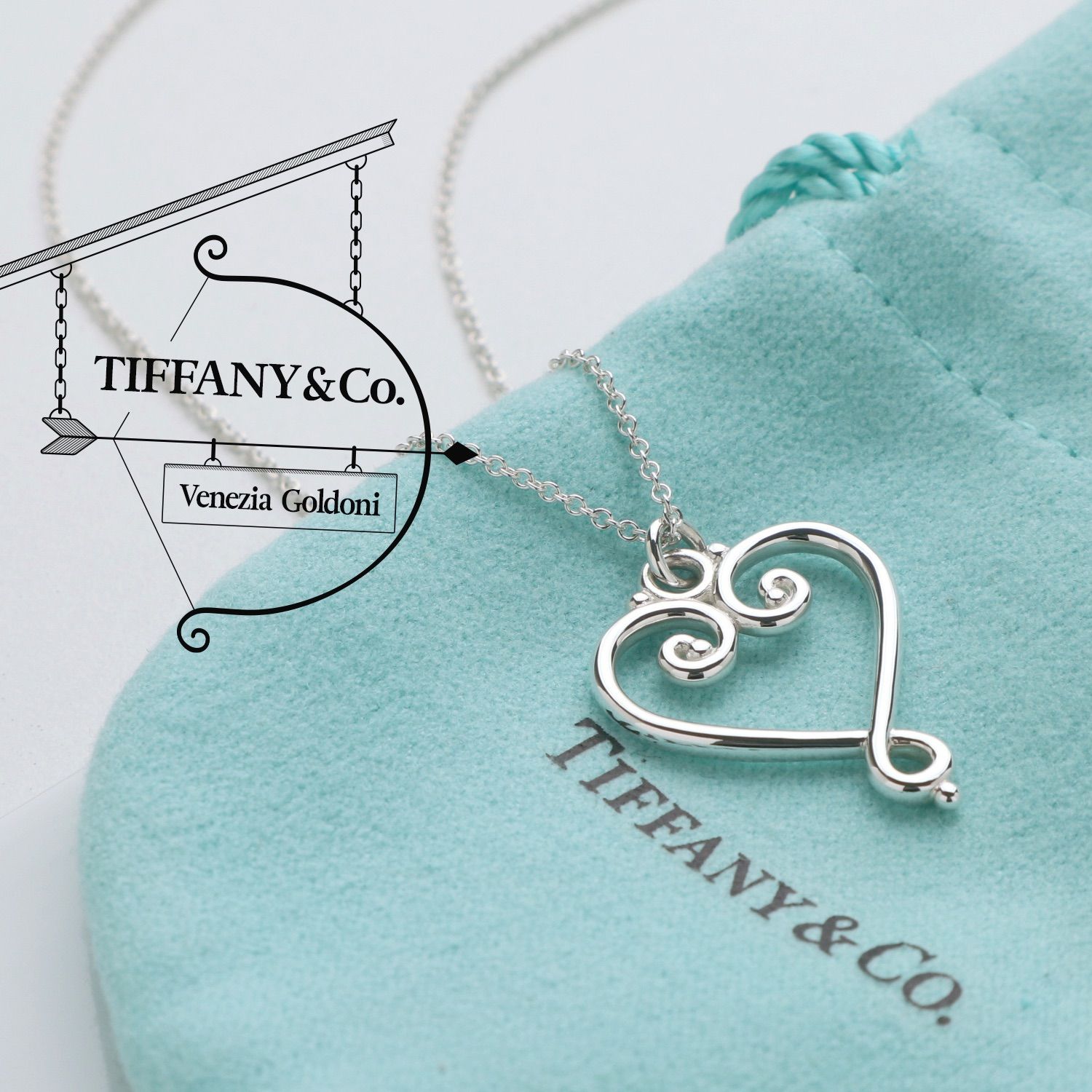 極美品 ティファニー TIFFANY&Co. ヴェネチア ゴルドーニ ネックレス