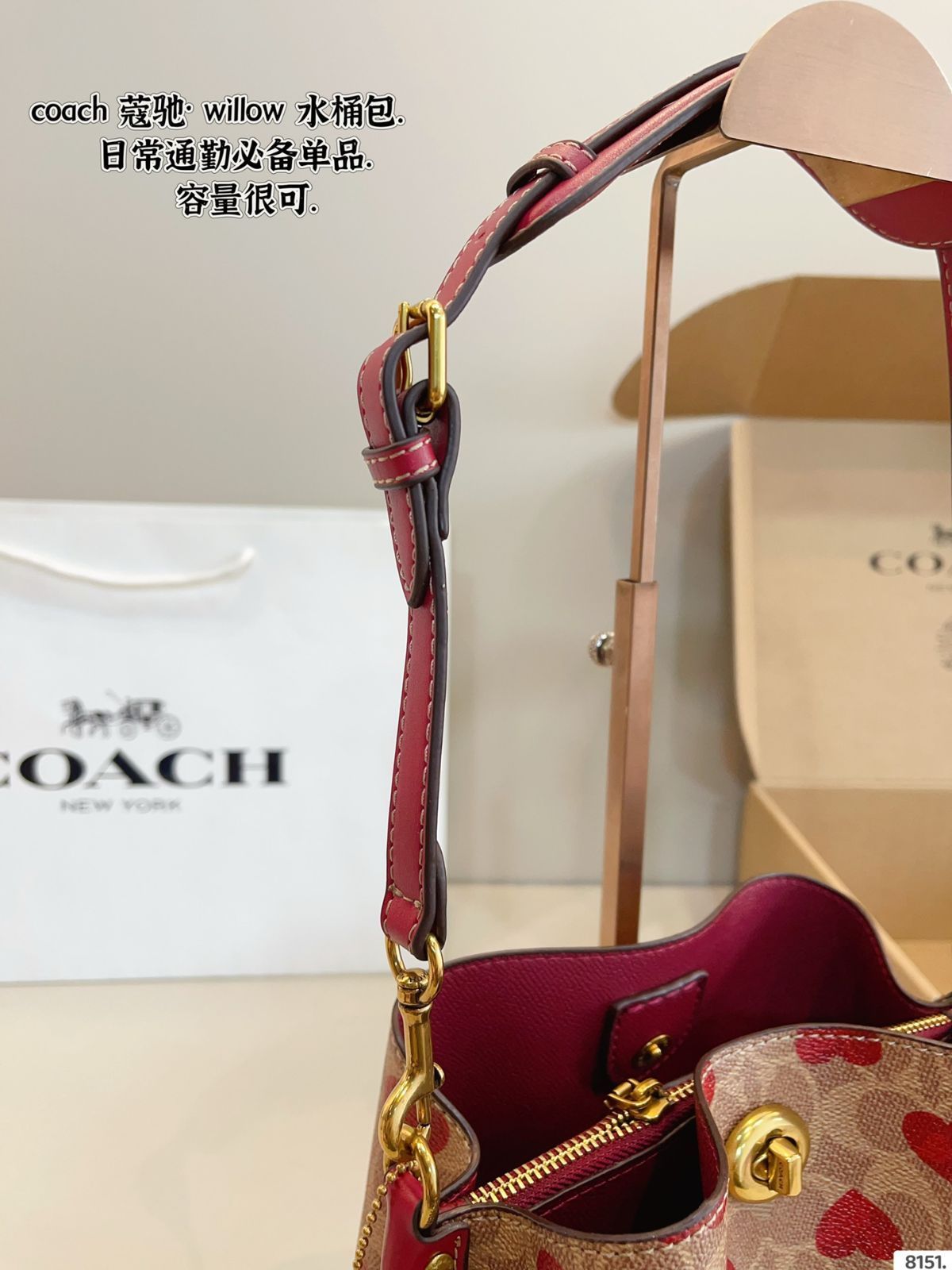 今日特価】COACH Willow Bucket Bag コーチ ウィロー バケット