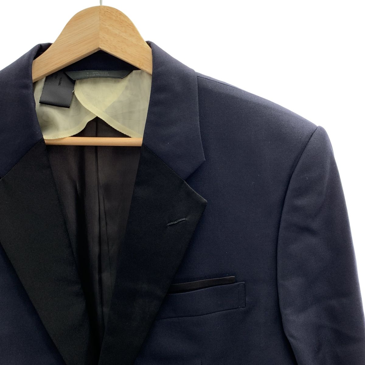 N.HOOLYWOOD | エヌハリウッド | セットアップ 2B テーラード ジャケット | サイドライン スラックス パンツ | 40 | ダークネイビー|ブラック | メンズ