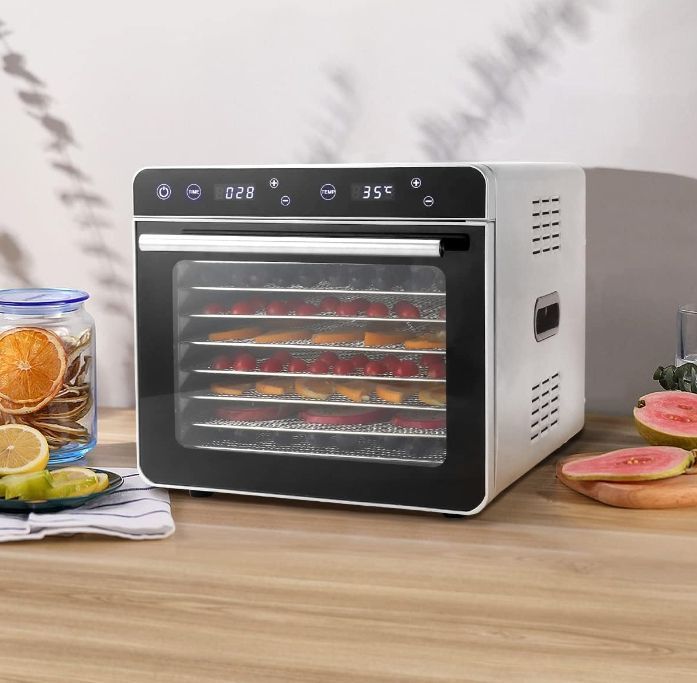 フードドライヤー 食品乾燥機 110V 食品脱水機 8段 大容量 35℃~85℃温度