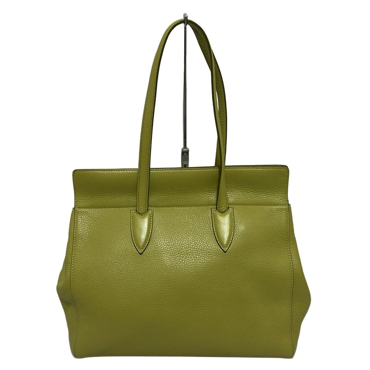 美品 ＊ MaxMara マックスマーラ マルゴー レザー トート ハンドバッグ Max Mara - □美品□ Max Mara マックスマーラ マルゴー レザー