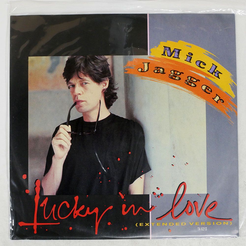 UK盤 MICK JAGGER/LUCKY IN LOVE (EXTENDED VERSION)/CBS TA6213