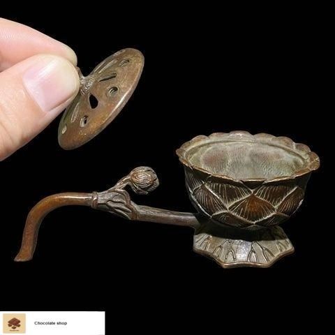 銅細工 蓮華小香炉 香道具 装飾品 工芸品 美術品 置物 - メルカリ