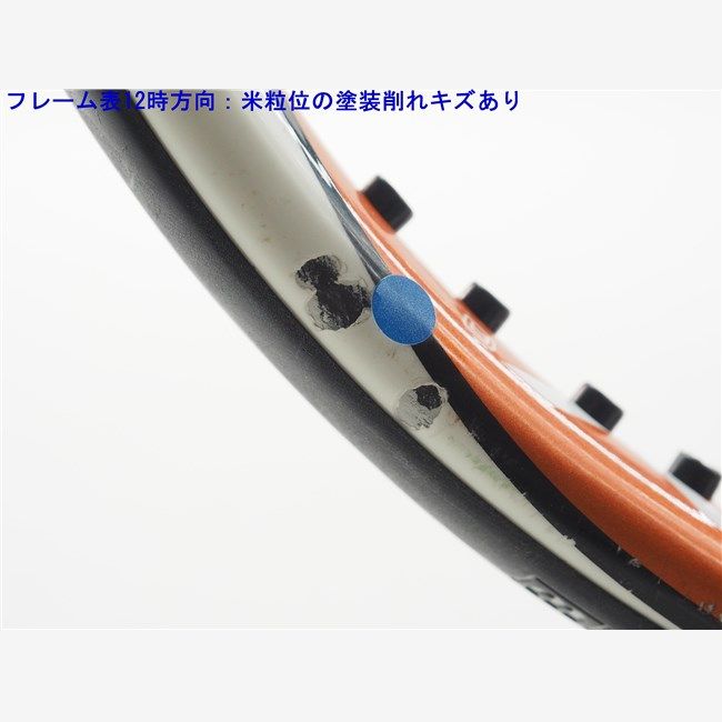 wilson - 中古 テニスラケット ウィルソン ツアー BLX 95 オレンジ×ホワイト 2011年モデル (G2)WILSON TOUR BLX 95 (ORANGE × WHITE) 2011 中古 テニスラケット ウィルソン ツアー BLX 95 オレンジ