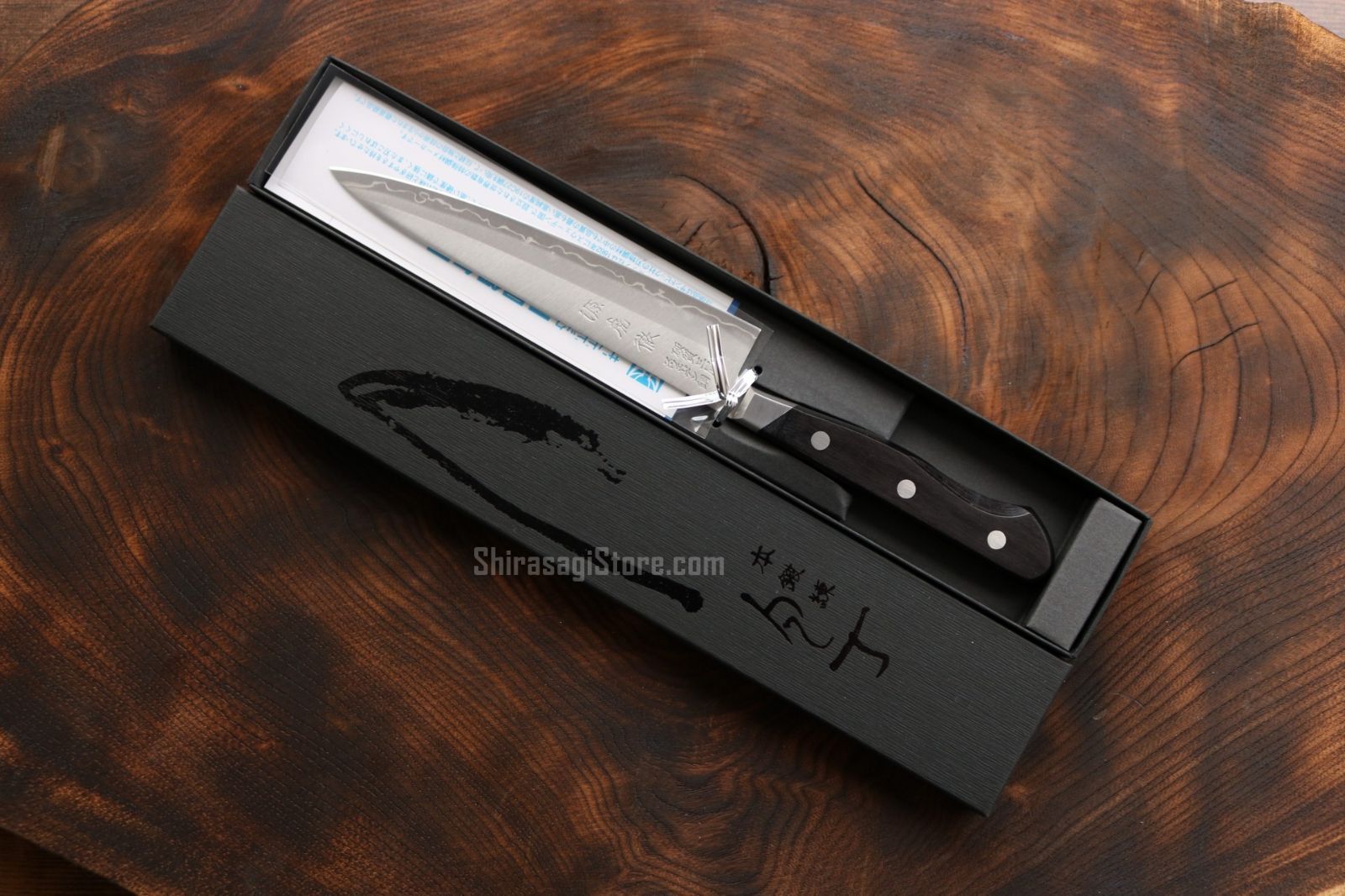 ペティナイフ 包丁 源虎徹 安田刃物 スウェーデン鋼 150mm