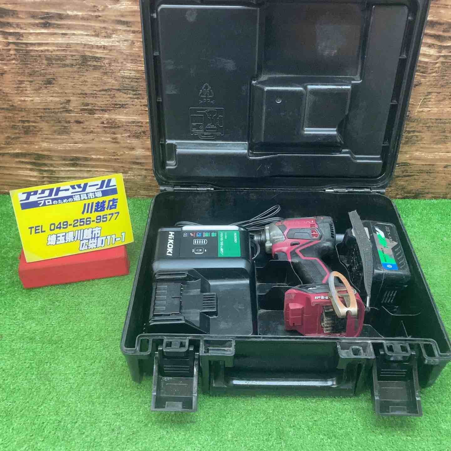ハイコーキ HIKOKI 旧 日立工機 コードレスインパクトドライバ WH36DC 2XPRS 川越店