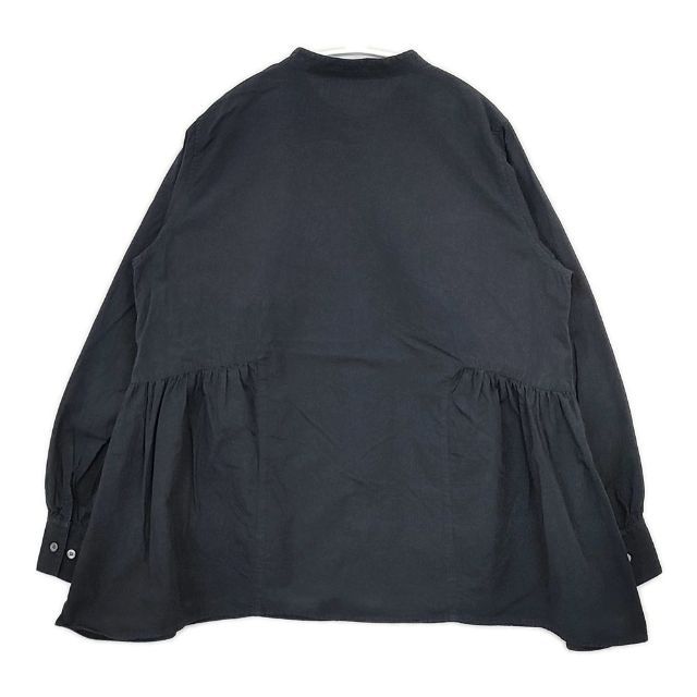 KURASHI&Trips 洗いざらしで着られるサイドギャザー ブラウス