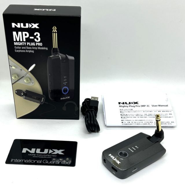 アウトレット品 ヘッドホンアンプ モデリングアンプ NUX ニューエックス Mighty Plug Pro MP-3