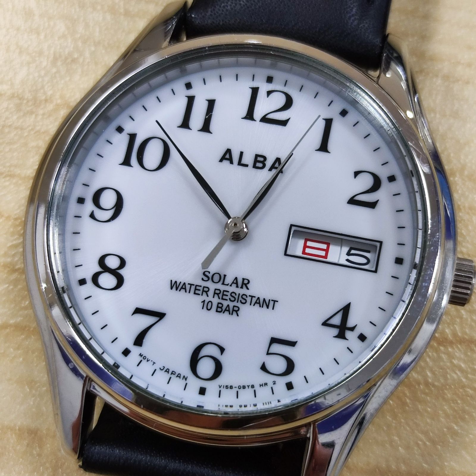 SEIKO ALBA ディデイト 10BAR ブラック