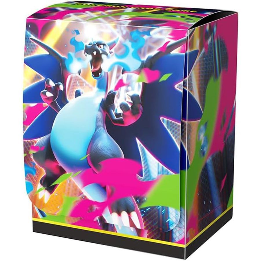 【期間限定お値下げ中】リザードン デッキケース 新品未開封 新品未開封】ポケモンカードゲーム デッキケース メガリザードンX
