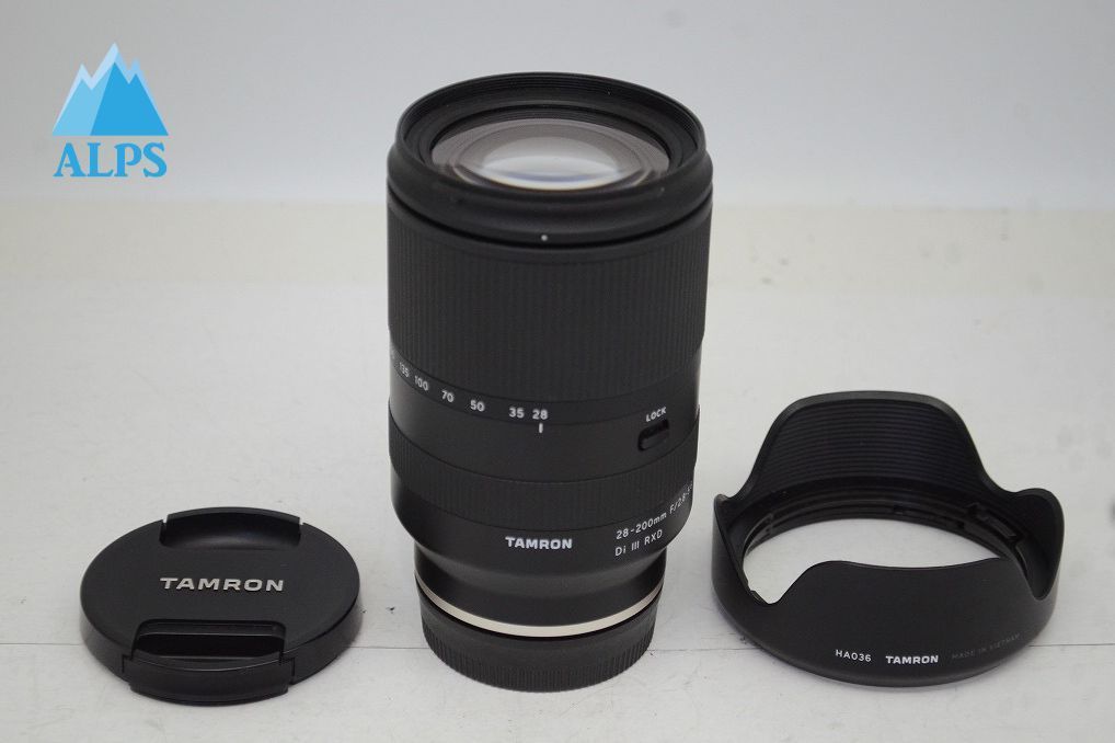 TAMRON 28-200mm F2.8-5.6 Di III RXD A071 SONY Eマウント フルサイズ ズームレンズ フード付 251021r