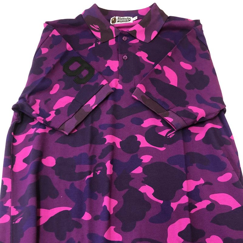 A Bathing Ape 迷彩ポロシャツ ABC CAMO LARGE APE HEAD POLO（ポロシャツ）｜A BATHING APE