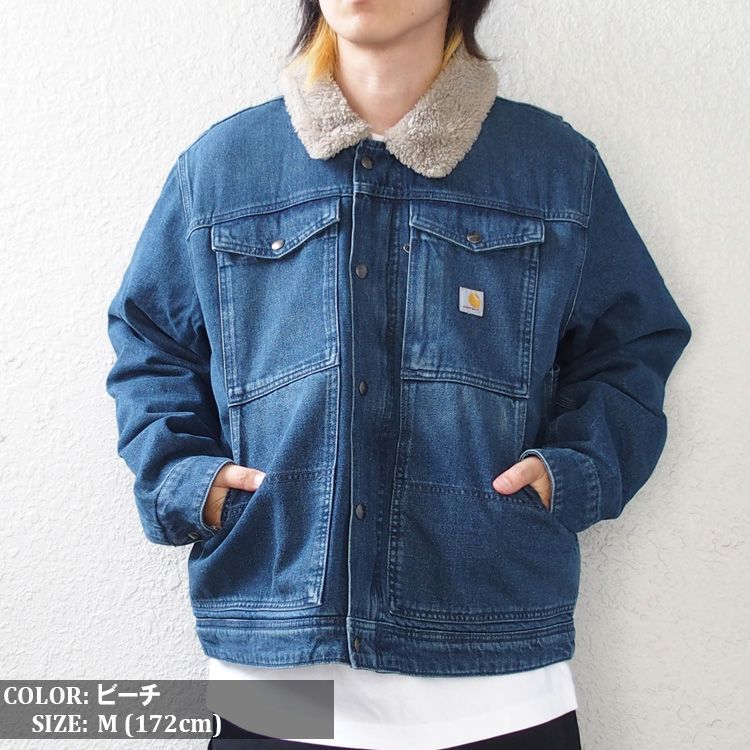 Carhartt カーハート デニムジャケット 裏ボア Gジャン アウター ボア