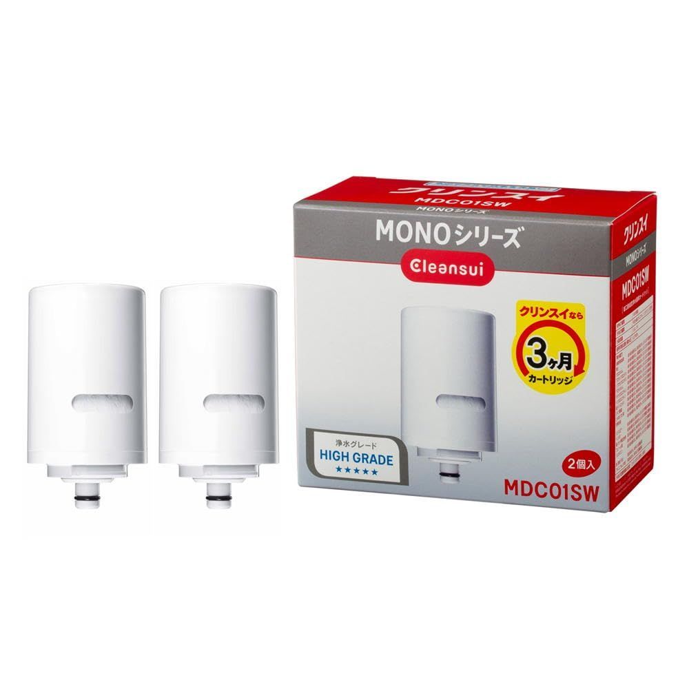 PatternName 2個入り クリンスイ 浄水器 蛇口直結型 MONOシリーズ 交換カートリッジ 2個入り MDC01SW