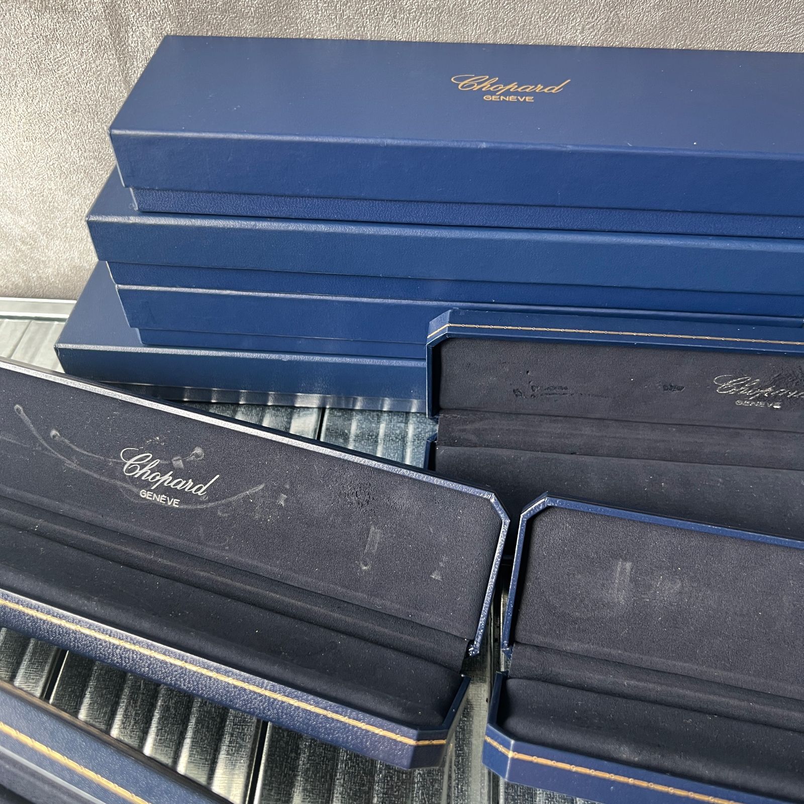 ショパール Chopard 空箱 時計ケース SILVERロゴ 4点セット