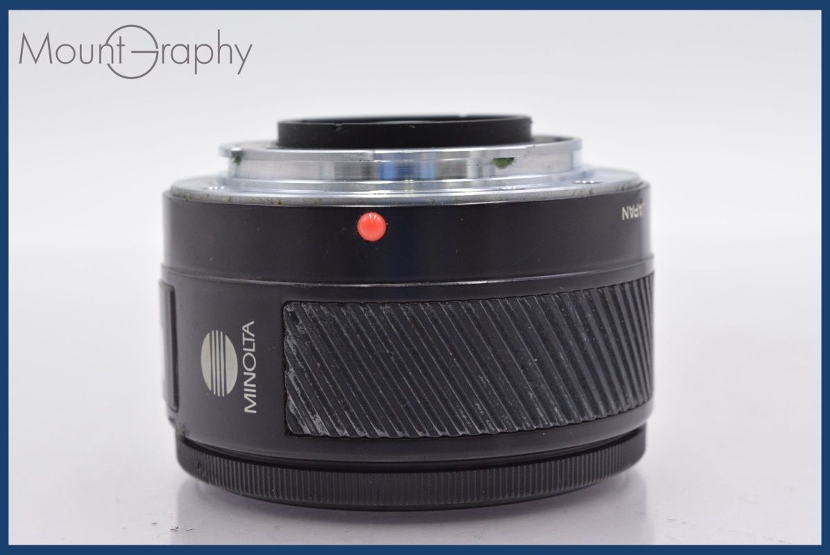 ☆良品☆ ミノルタ MINOLTA AF 50mm F1.4 前後キャップ&レンズ