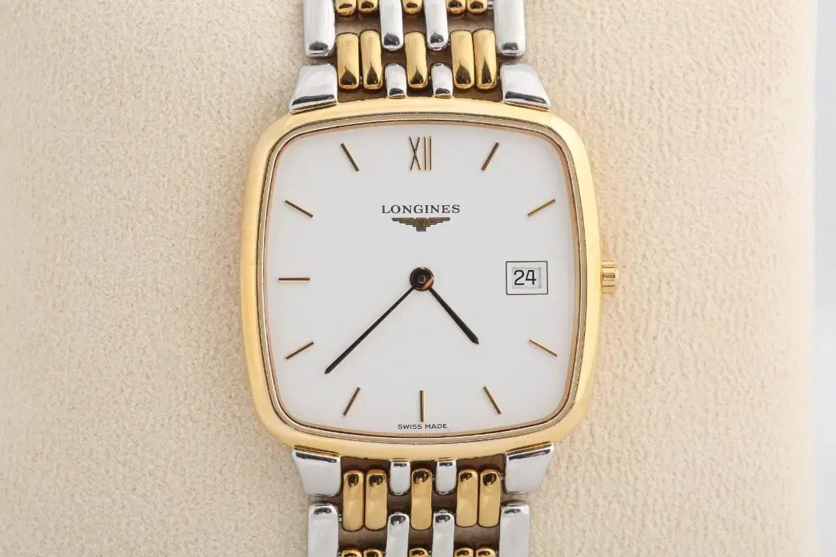 スイス LONGINES ロンジン 旗艦 コンビ クォーツ