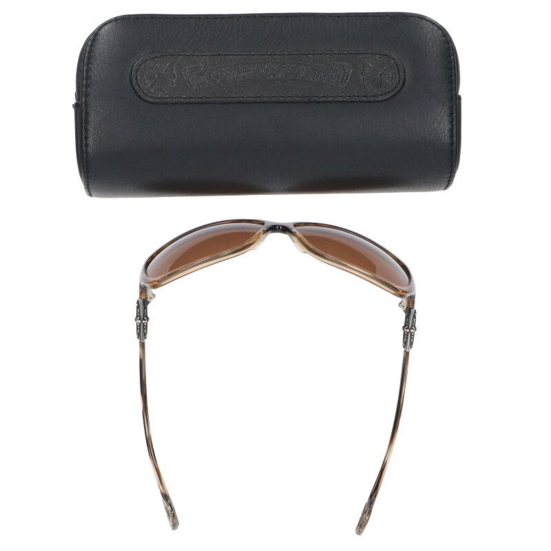 クロムハーツ WARM LUNCH フローラルクロステンプルサングラス/眼鏡 メンズ