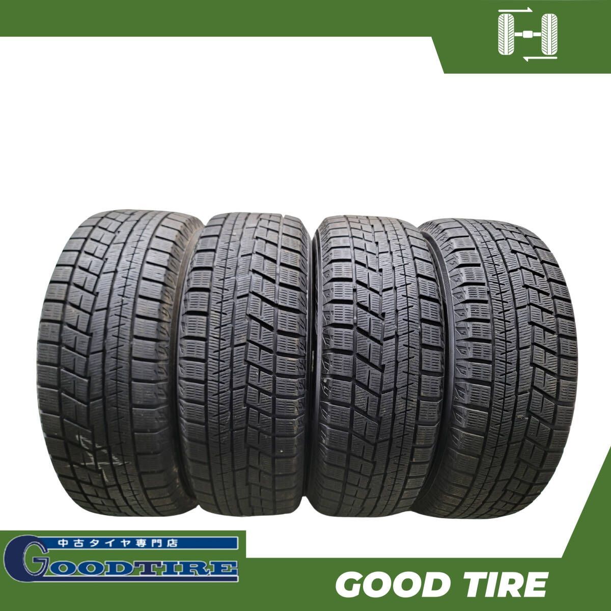 2020年製 215 60R16 ヨコハマ ICE GUARD IG60 冬用 4本セット 7.5分山 タイヤ タイヤ オデッセイ エスティマ クラウン 6658