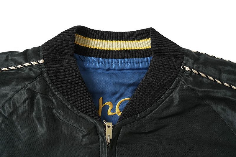 東洋エンタープライズ モスキート部隊 龍虎 サテン スカジャン TT10636