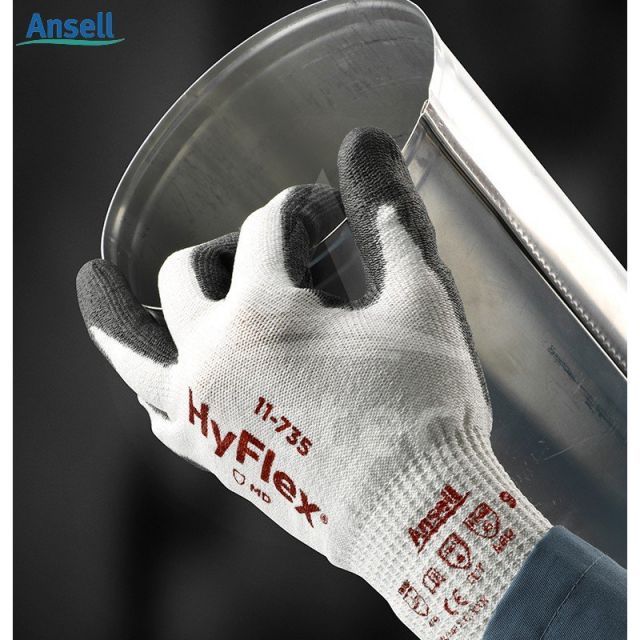 全品全国送料無料！ L Ansell 耐切創手袋ハイフレックス 12双 HyFlex11-735 EN388 2016 アンセル