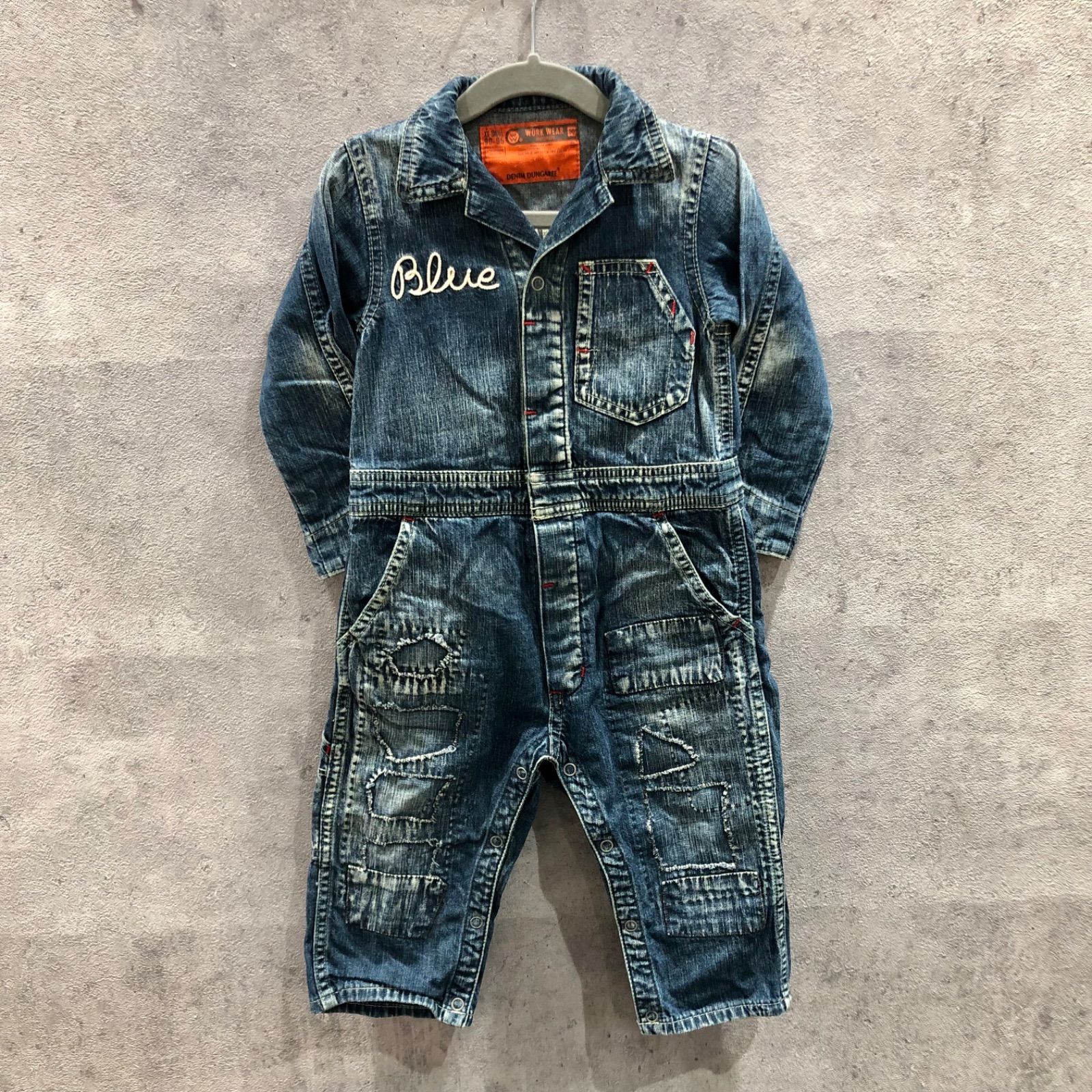 denim＆dungaree デニムアンドダンガリー ジャンプスーツ つなぎ 90 