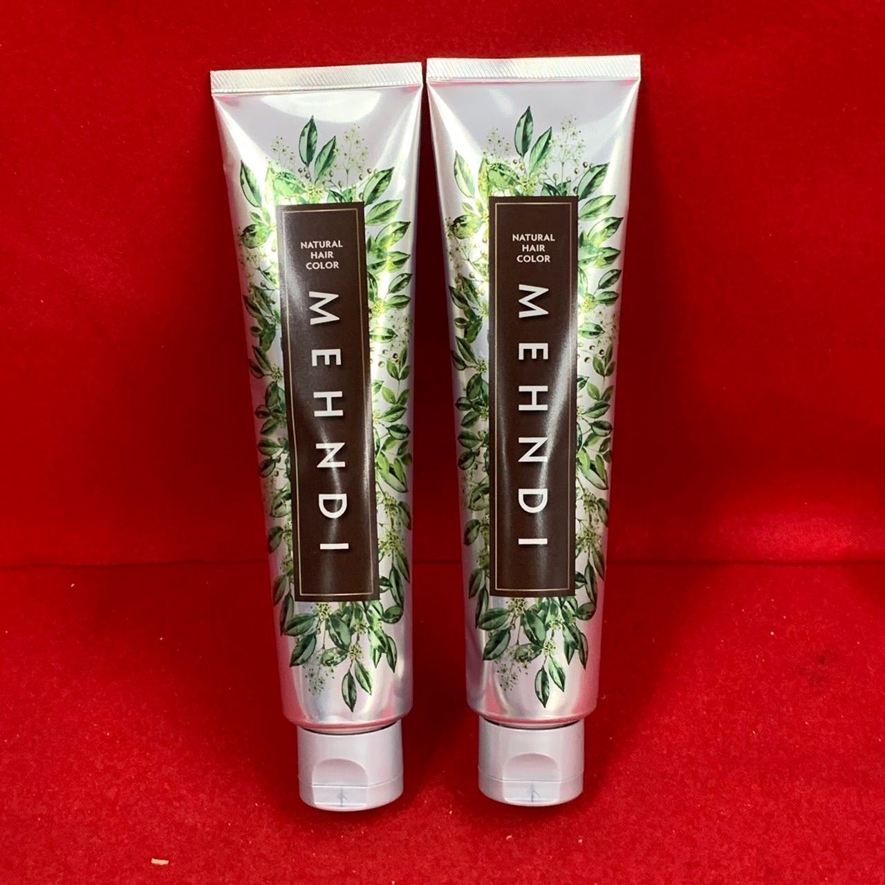 メヘンディ ナチュラルヘアカラープロ ダークブラウン 2本セット 最新版☆メヘンディナチュラルヘアカラープロ ダークブラウン2本 新品