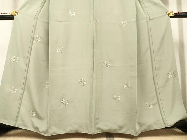 平和屋着物□訪問着 刺繍 花蝶文 正絹 逸品 AAAX8639ph - メルカリ 