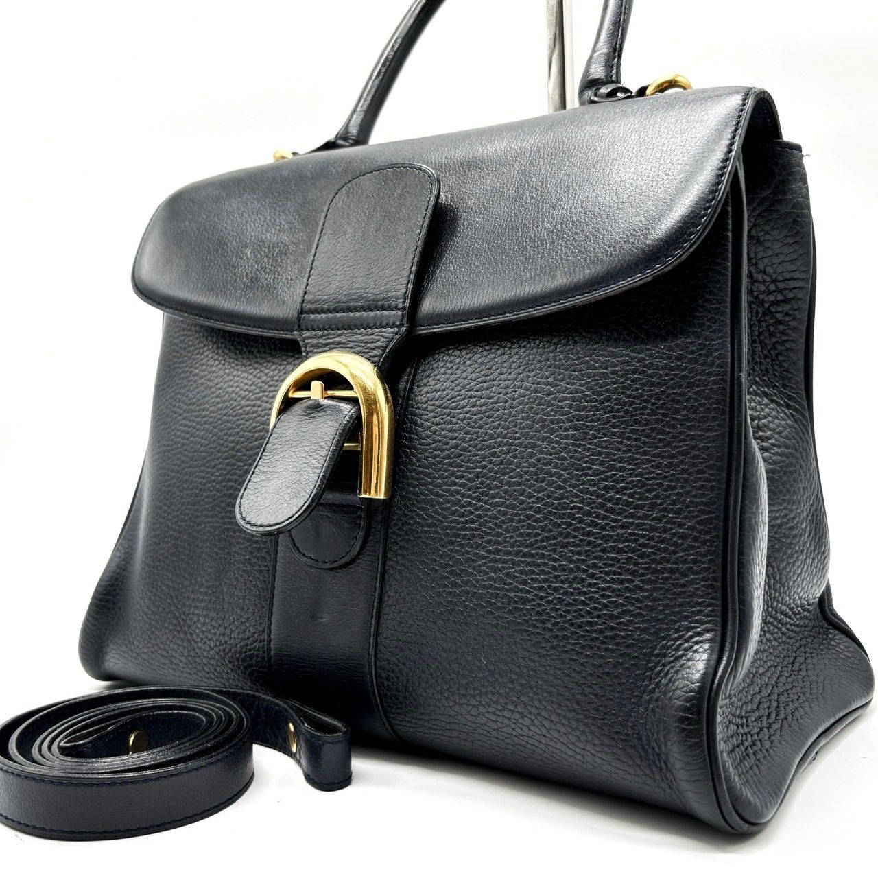 ✨希少品✨ DALVAUX デルヴォー 2way ショルダーバッグ ハンドバッグ 