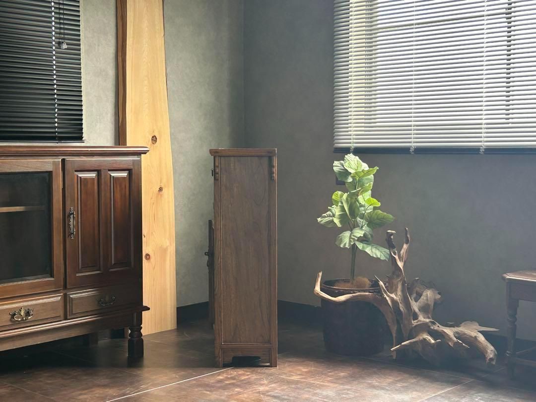 李氏朝鮮 アンティーク キャビネット 無垢材 サイドボード レトロ 棚 GH