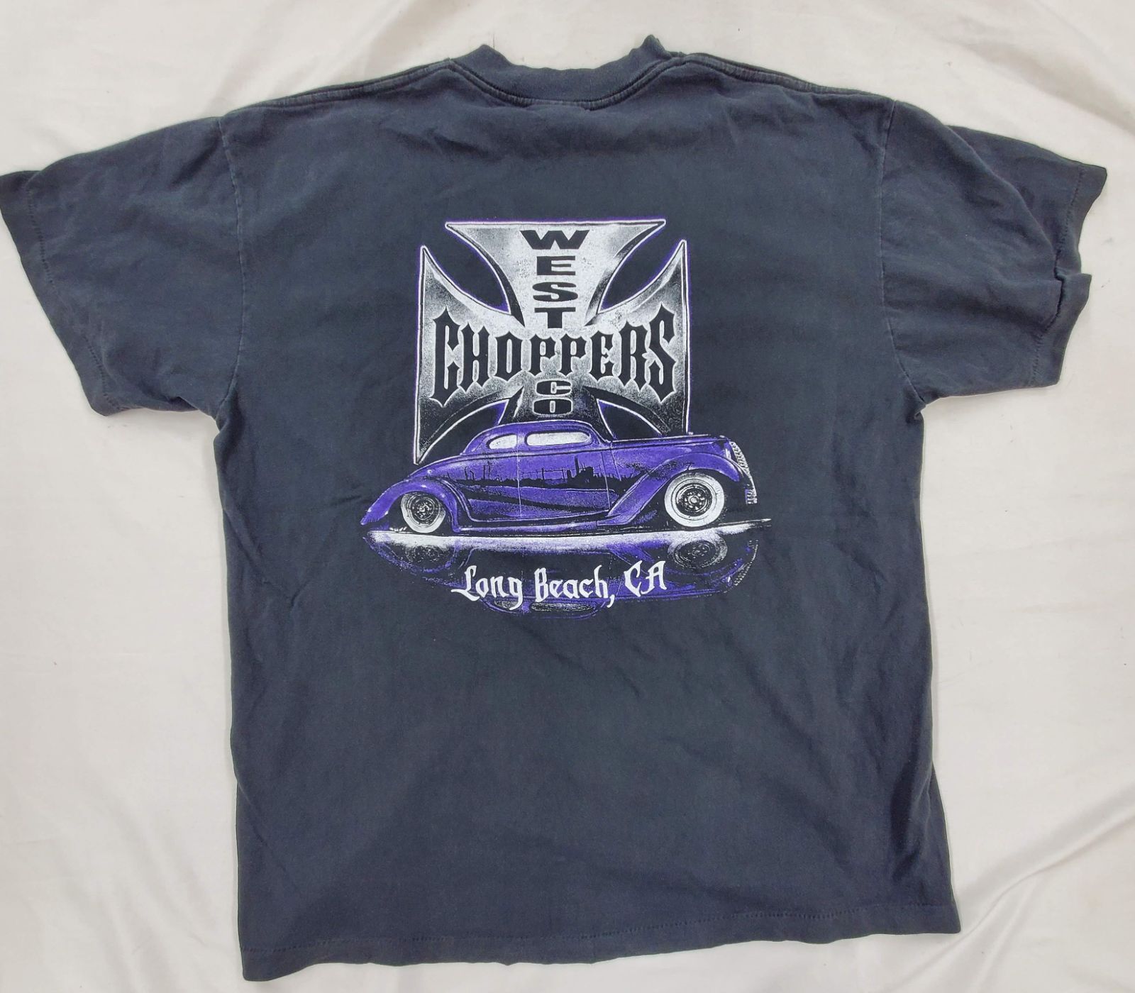 WEST COAST CHOPPERS ロンT アイアンクロス ブラック L 90s WEST CORST