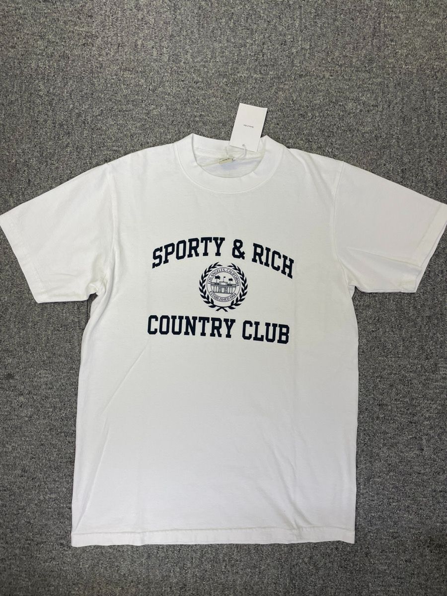 ★新品★Sporty & Rich (スポーティ アンド リッチ) サイズ:S メンズ T-Shirt 送料無料