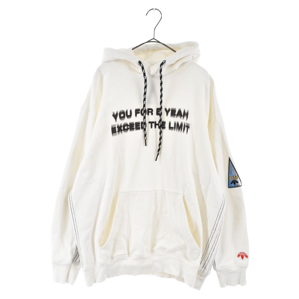 【XL】adidas Alexander Wang コラボフーディー パーカー ALEXANDER WANG (アレキサンダーワン) ×adidas Graphic Hoodie