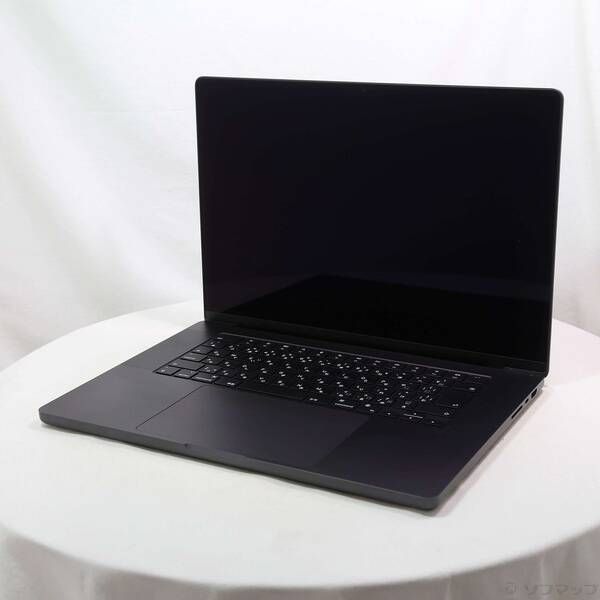 〔中古品〕 MacBook Pro 16.2-inch Late-2023 MRW13J／A Apple M3 Pro 12コアCPU_18コアGPU 18GB SSD512GB スペースブラック 〔macOS v15.6〕【258】