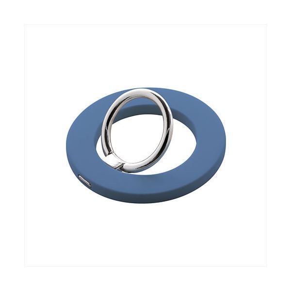 LEPLUS スマートフォン 汎用 スマートフォンリング Grip Ring pitari ブルー LP-SMRG07BL