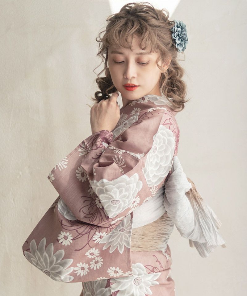 ◇最高級【綿麻浴衣】翡翠緑アヤメの品ある涼しゆかた◇着物としても