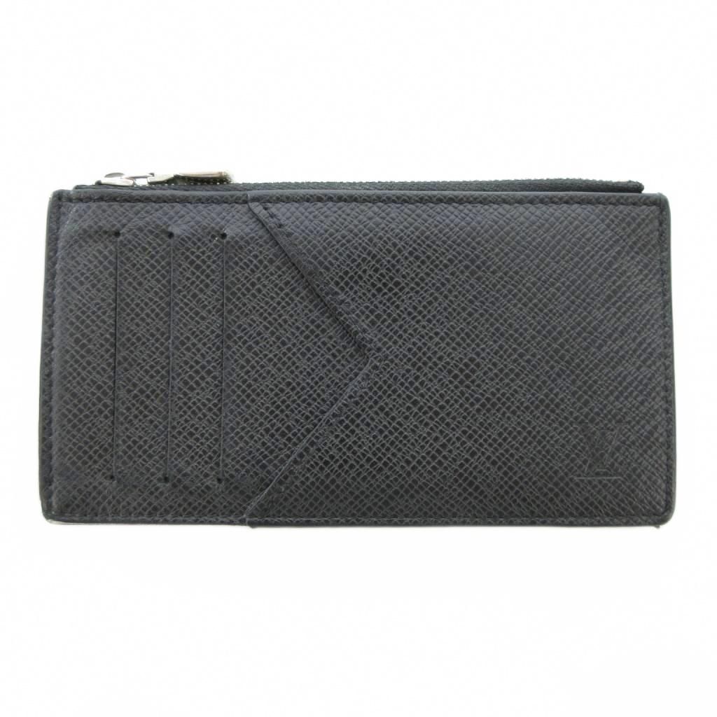 ルイヴィトン LOUIS VUITTON M62914 タイガ ノワール コインカードホルダー ケース レザー 黒 ブラック |UO AA