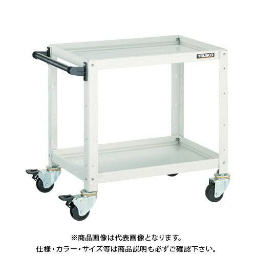 2営業日で発送 TRUSCO トラスコ中山 バーディワゴン 600X400XH600 2段 W色 BDW-662-W 1台