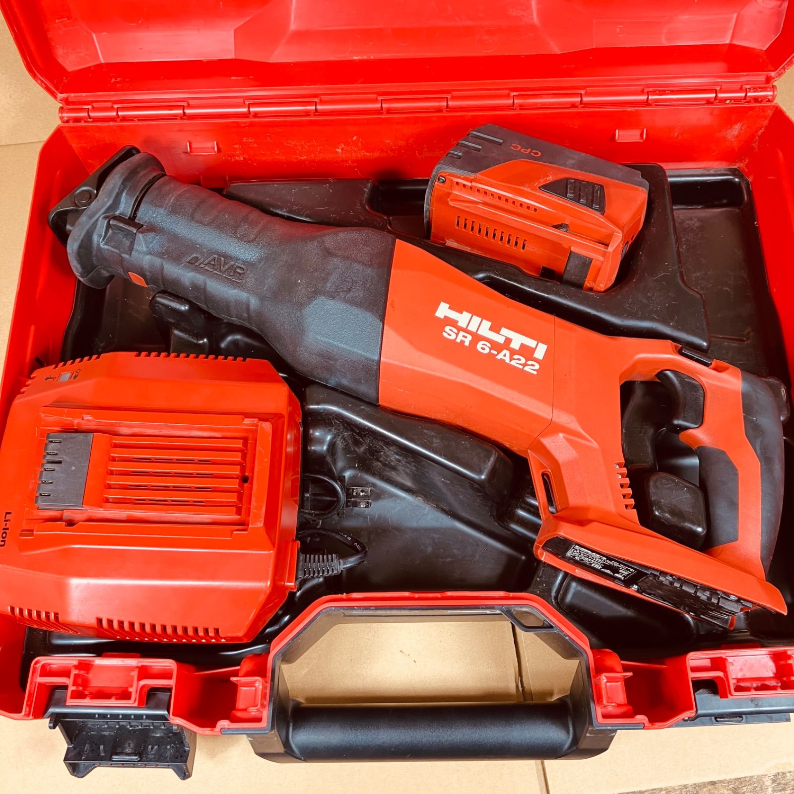 中古動作品 HILTI コードレスレシプロソー SR6-A22 21.6V バッテリー1  