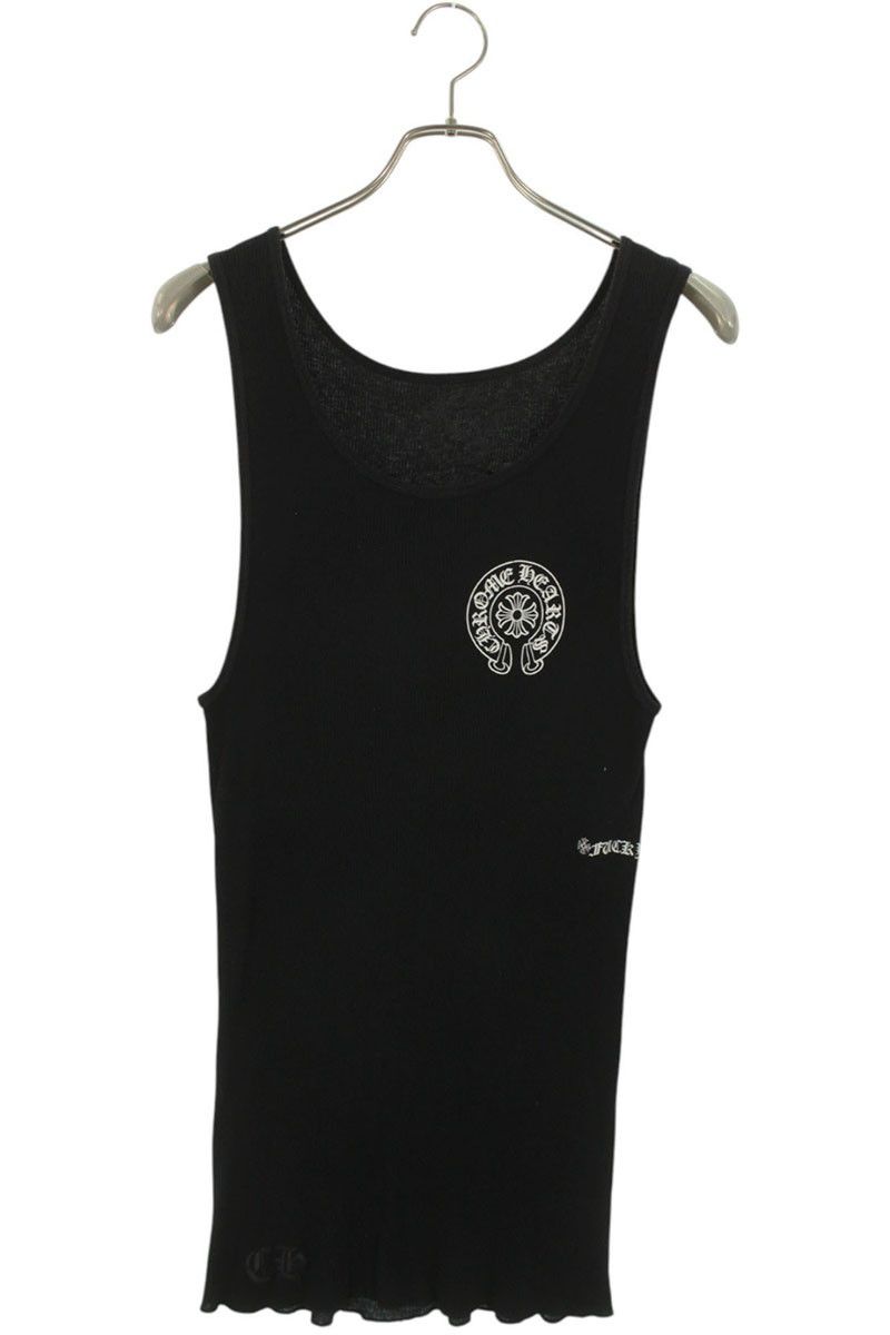 クロムハーツ RIB TANK ホースシュープリントリブタンクトップ メンズ L