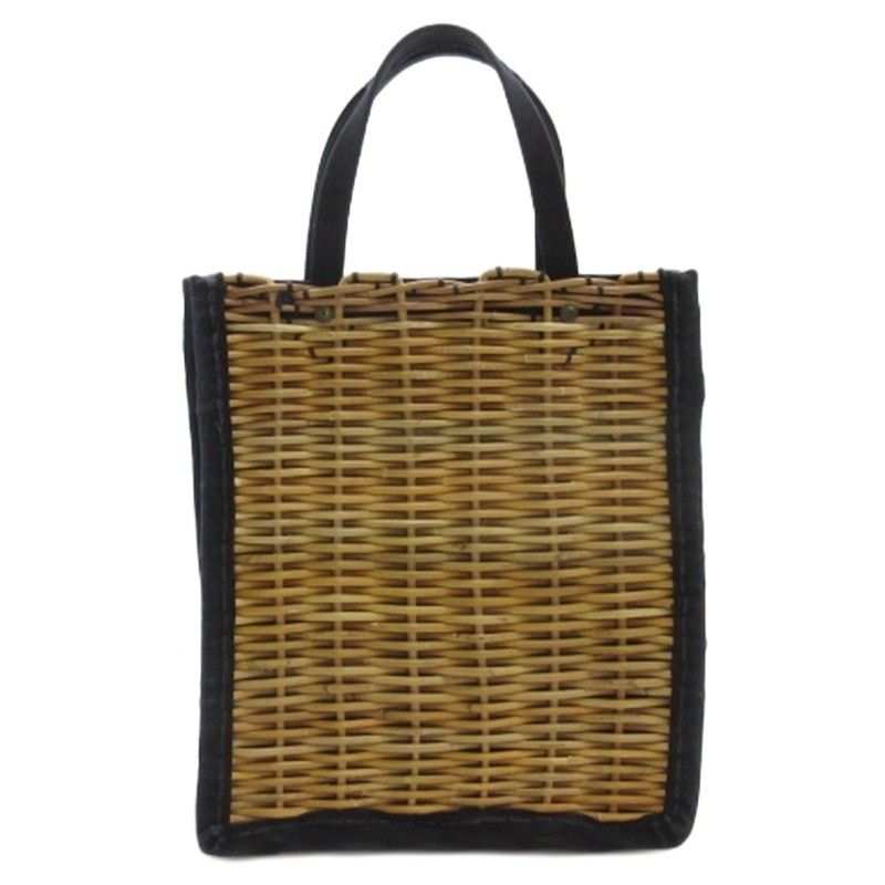 エバゴス EBAGOS KAGO BUKURO かごバッグ バスケット トートバッグ ベージュ系 DECORATOM_COM_BR