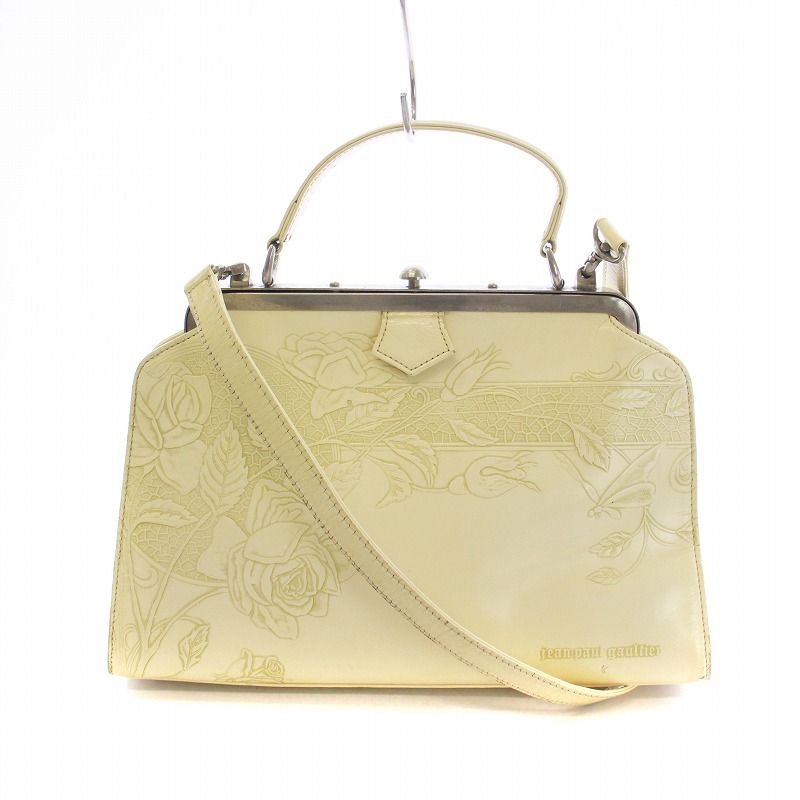 Jean Paul Gaultier シルバーショルダーバッグ Jean-Paul GAULTIER - Jean-Paul GAULTIER レザー ショルダー