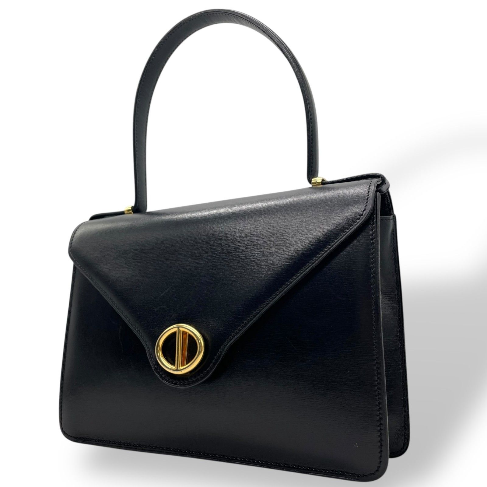 美品 Christian Dior クリスチャン 本物 ディオール ハンドバッグ 黒  
