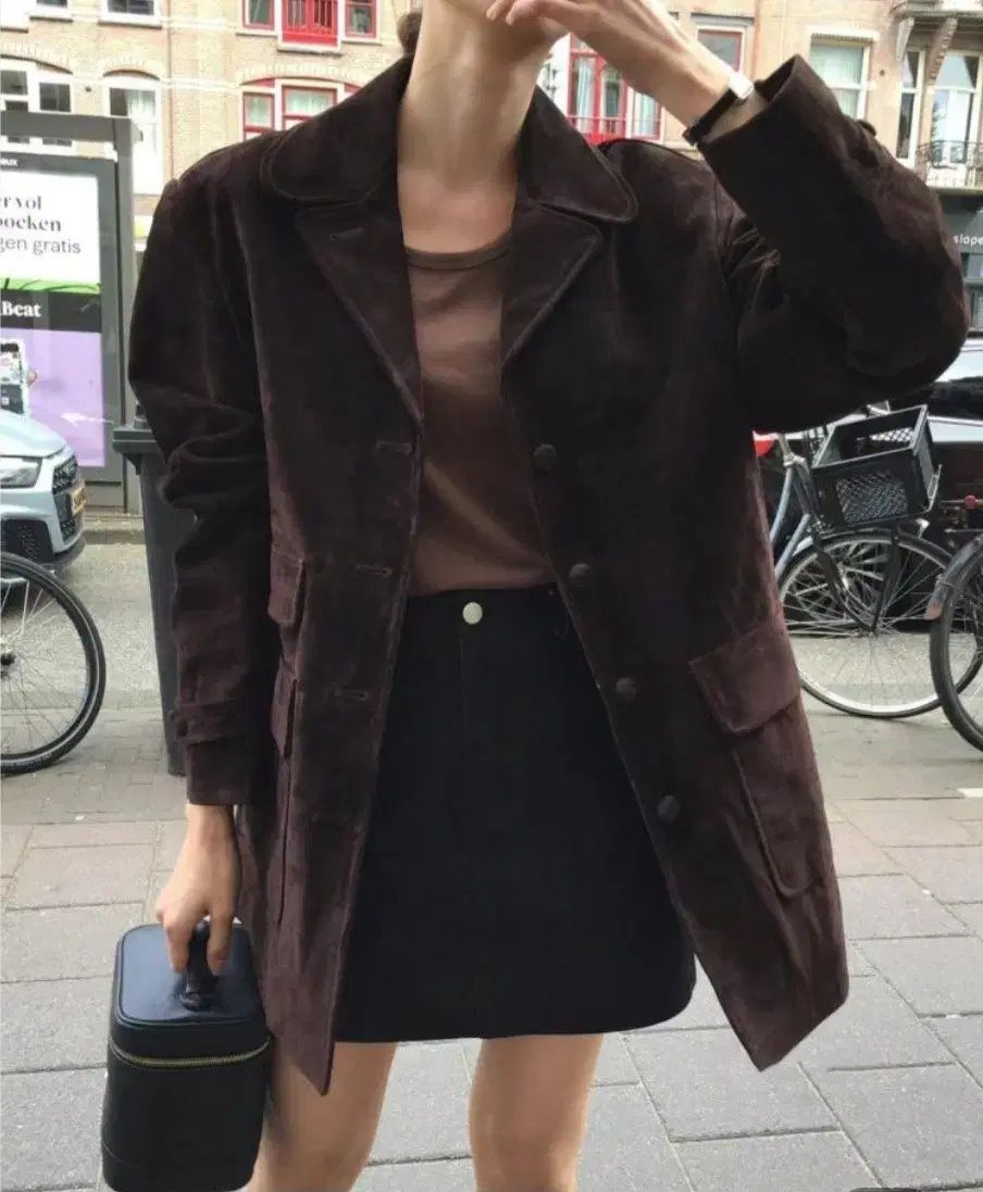 オーバテイク スウェード ジャケット