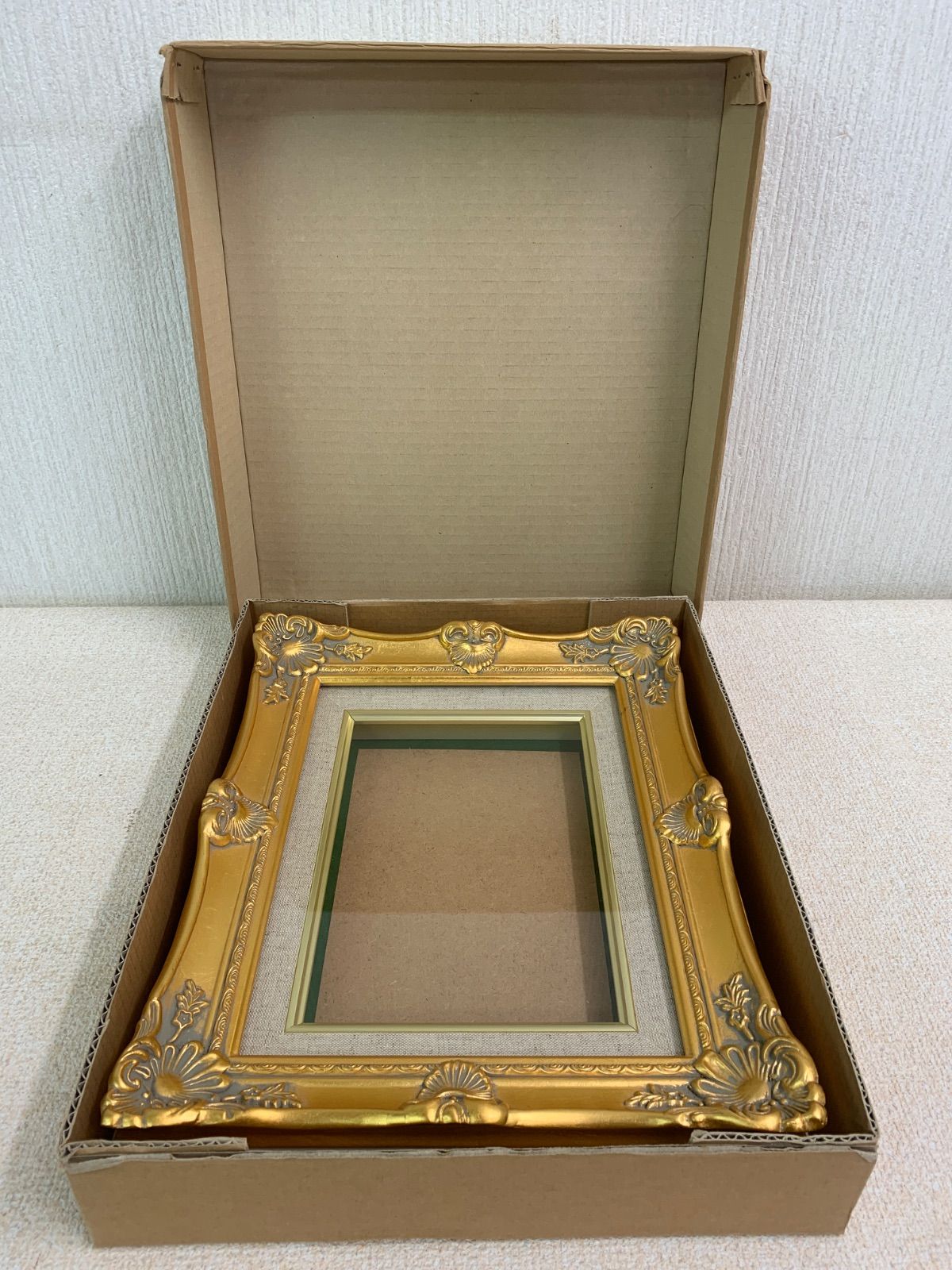 フォロー割対象商品】額縁 SMサイズ ゴールド アクリル 絵画